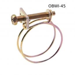 SKI - สกี จำหน่ายสินค้าหลากหลาย และคุณภาพดี | ORBIT เหล็กรัด OBWI-45 (40-45mm) แบบเส้นลวด สีทอง [50ชิ้น/กล่อง]